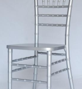 silver chiavari includes black or ivory pad