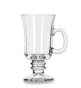 Coffee cup, stemmed irish coffee glass [tall]