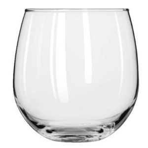 stemless wine glass 12oz