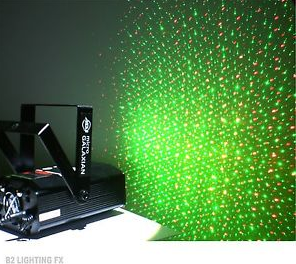 Galaxian lazer lights show