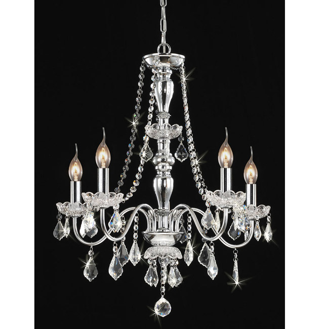 Chandelier Medium Chrome 5 Bulb Platinum Event Als Chandelier Chrome 5 Bulb