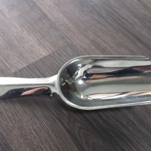stainless ice scoop