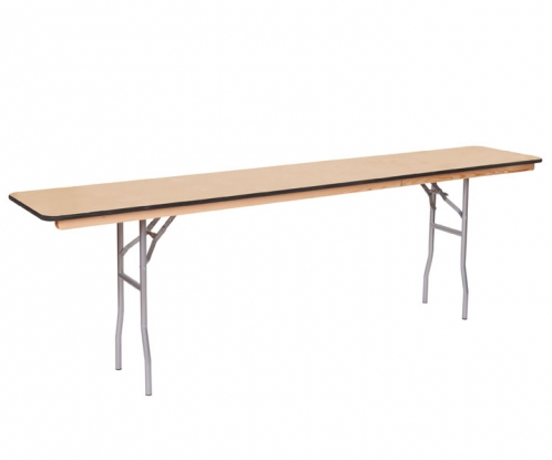8 X 18 Classroom Table Platinum, Measurements Of An 8 Foot Banquet Table