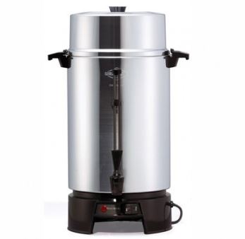 West Bend 55 Cup Commercial Coffee Urn - Stainless Steel