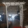 Square Top Resin Arch- White - Image 2