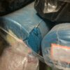 100yd Fabric Roll, Teal Poly - Image 2