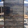 Dark Wood Slatted Wall - Image 2